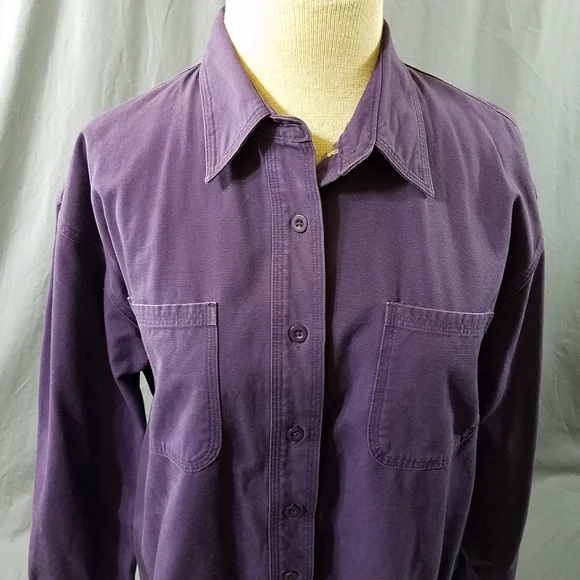 Cabela's shirt jacket purple outdoor wear large - Picture 3 of 9